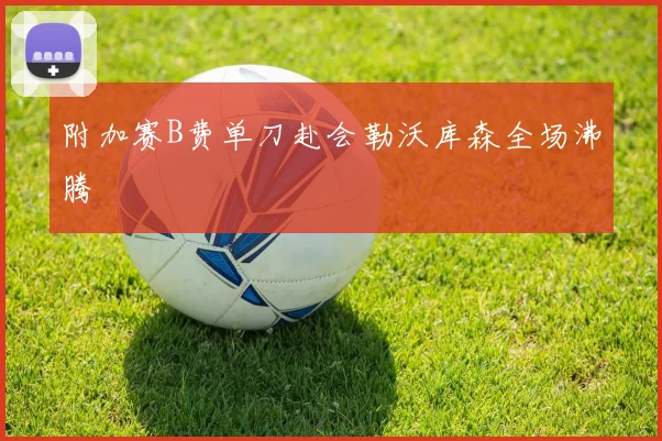 附加赛B费单刀赴会勒沃库森全场沸腾